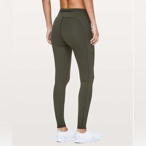 Lululemon Olive Green leggings 28”